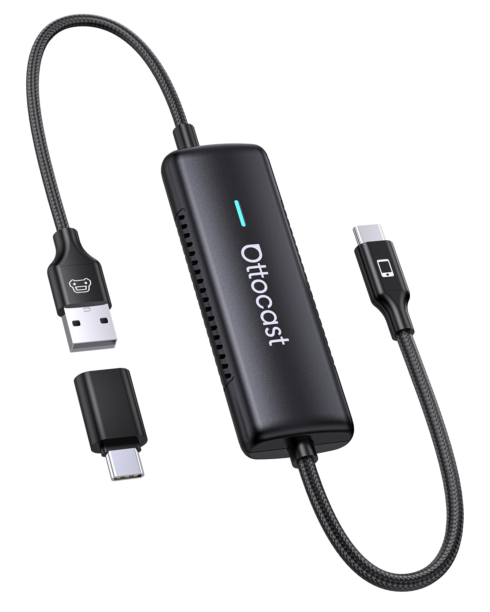 OTTOCAST Mirror Touch, 3 in 1 Screen Mirroring Adapter for Car
